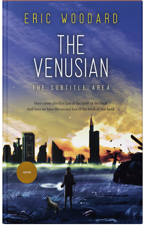 Front view of Premade Science Fiction Book Cover - East Bay