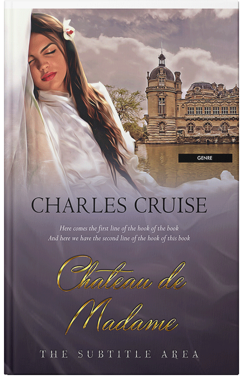 Front view of Spicy Pink #2911 - Premade Historical Book Cover