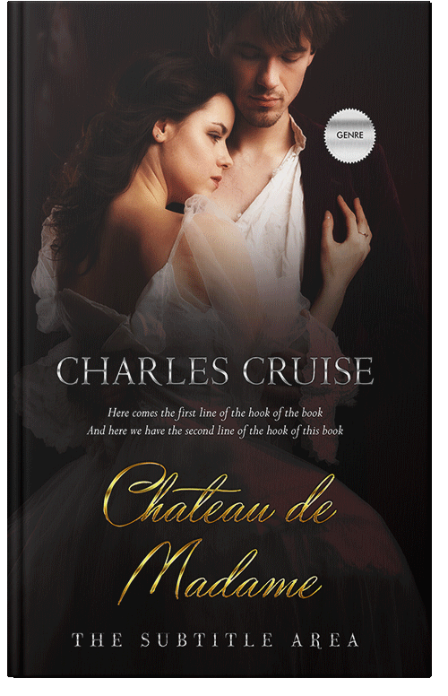 Front view of Gondola #2912 - Premade Romance Book Cover