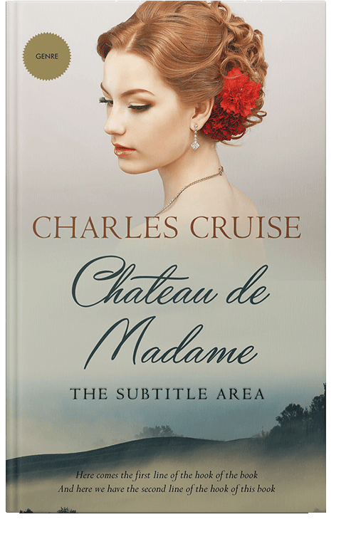 Front view of Ash #2919 - Premade Romance Book Cover