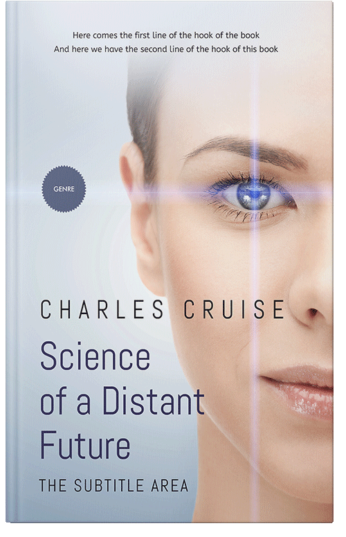 Front view of Premade Science Fiction Book Cover - Swiss Coffee