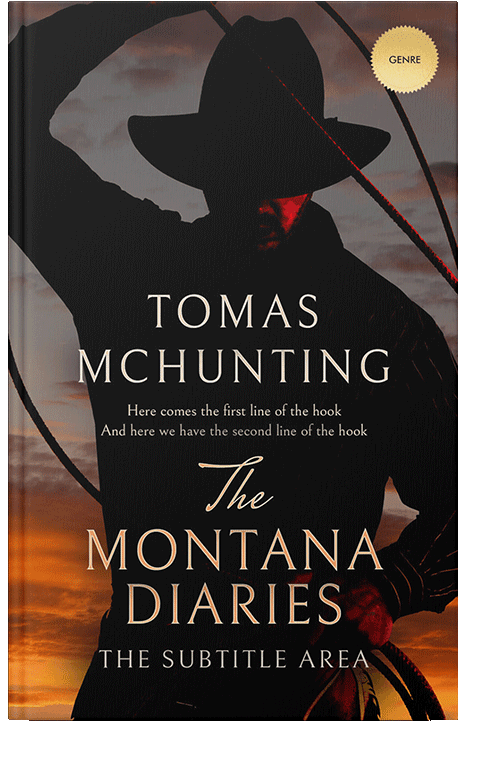 Front view of Tussock #2940 - Premade Action & Adventure Book Cover