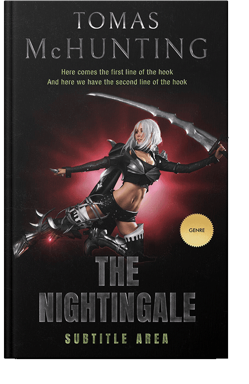 Front view of Quicksand #2943 - Premade Fantasy Book Cover