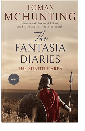 Pre Made Book Cover Grain Brown