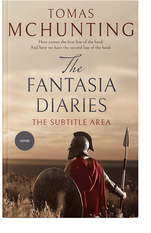 Front view of Grain Brown #2944 - Premade Historical Book Cover