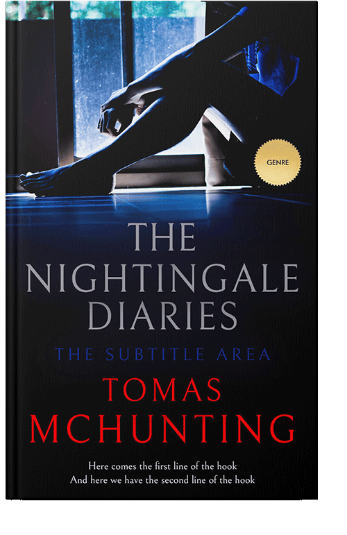 Front view of Ebony #2948 - Premade Mystery & Thriller & Suspense Book Cover