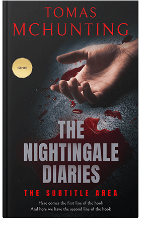 Pre Made Book Cover Oriental Pink