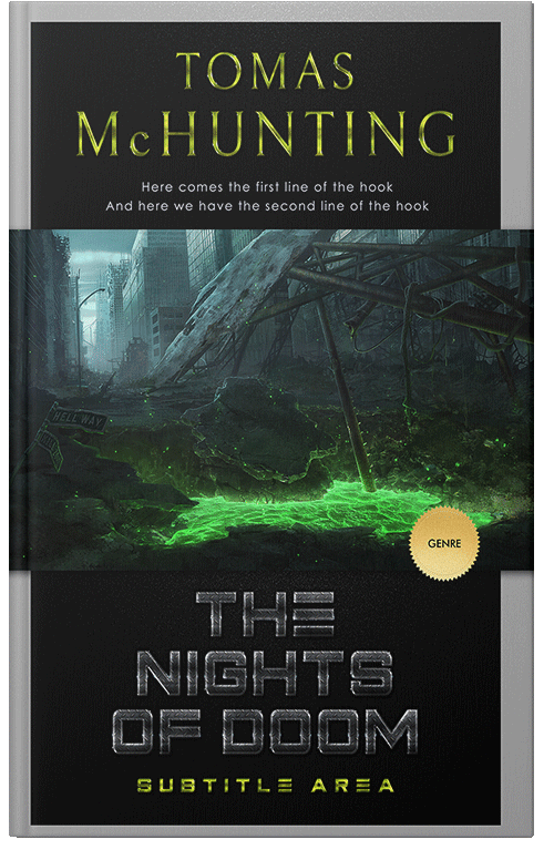 Front view of Woodsmoke #2952 - Premade Apocalyptica Book Cover