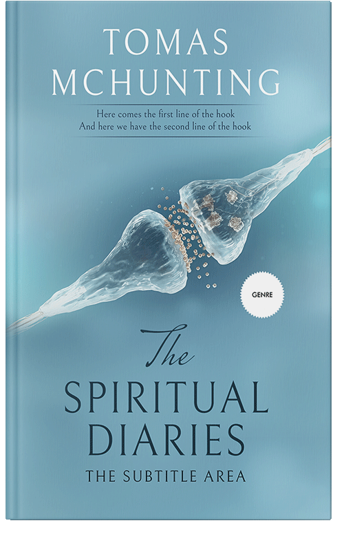 Front view of Premade Health & Mind & Body Book Cover - Glacier