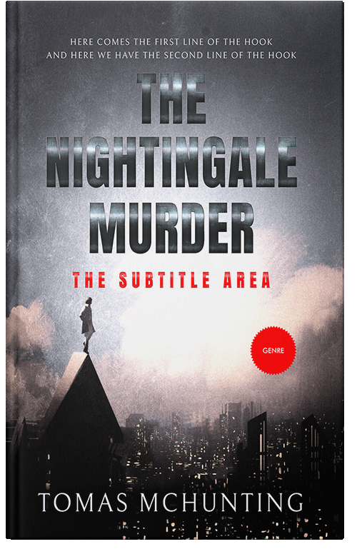 Front view of Shark #2970 - Premade Science Fiction Book Cover