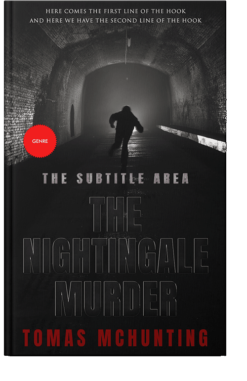 Front view of Cod Gray #2972 - Premade Mystery & Thriller & Suspense Book Cover