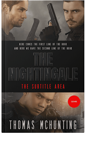 Pre Made Book Cover Cod Gray