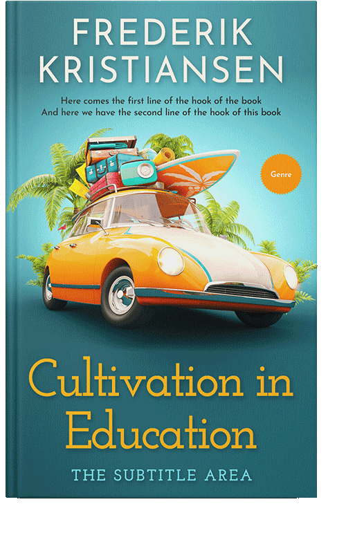 Front view of Paradiso #2981 - Premade Travel Book Cover