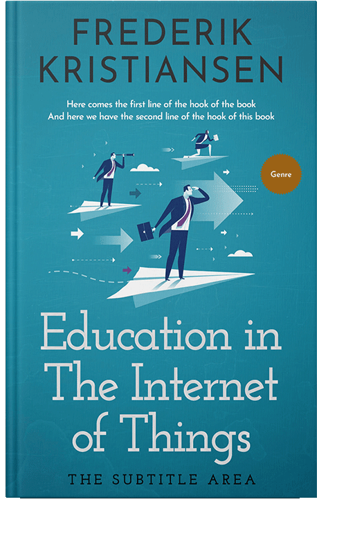 Front view of Blue Chill #2983 - Premade Self-Improvement & Self-Help Book Cover