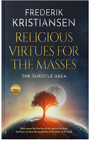 Pre Made Book Cover Tan