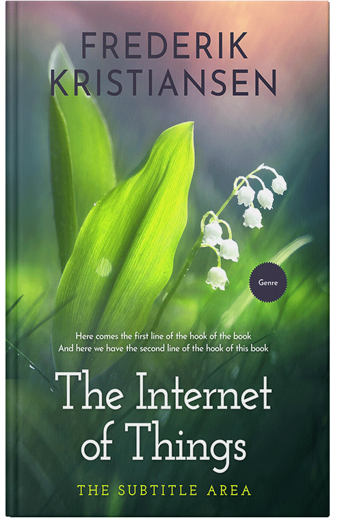 Front view of Tom Thumb #2986 - Premade Poetry Book Cover