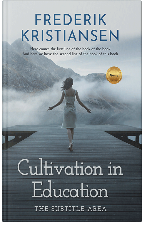 Front view of Premade Health & Mind & Body Book Cover - River Bed