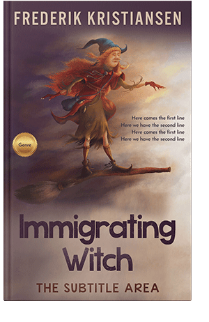 Pre Made Book Cover Livid Brown