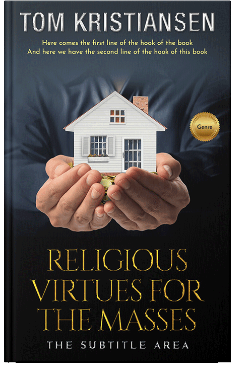 Front view of Sorrell Brown #2991 - Premade Business Book Cover