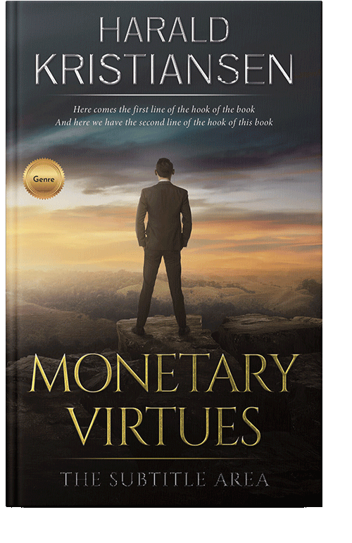 Front view of Tan #2995 - Premade Business Book Cover