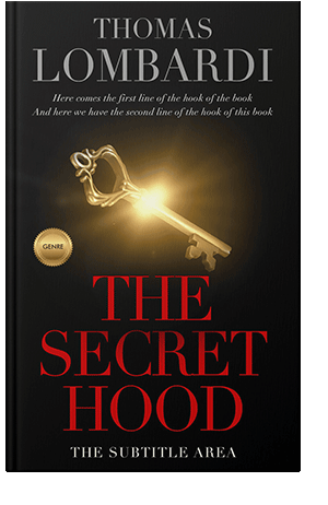 Pre Made Book Cover Raw Sienna