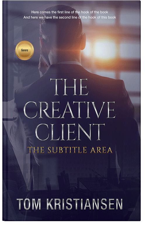 Front view of Revolver #2998 - Premade Business Book Cover