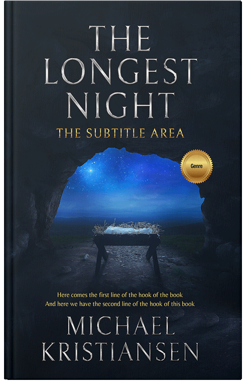 Front view of Premade Religion & Spirituality Book Cover - Firefly