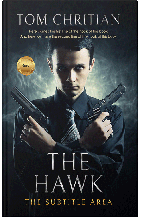 Front view of Premade Mystery & Thriller & Suspense Book Cover - Foggy Gray