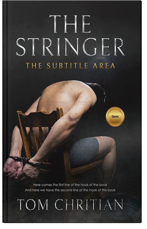 Front view of Cod Gray #3004 - Premade Mystery & Thriller & Suspense Book Cover