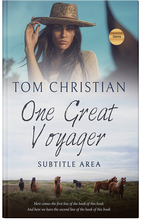 Front view of Premade Romance Book Cover - Thunder