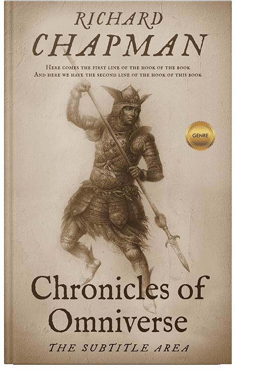 Front view of Vanilla #3020 - Premade Historical Book Cover