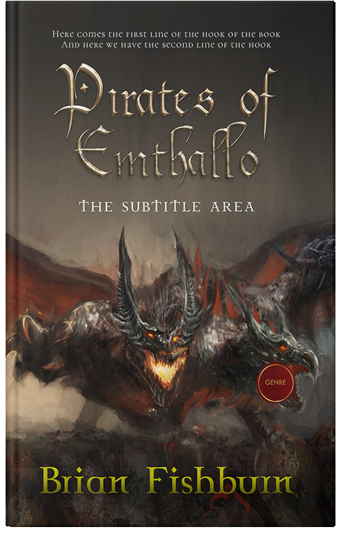 Front view of Birch #3028 - Premade Fantasy Book Cover