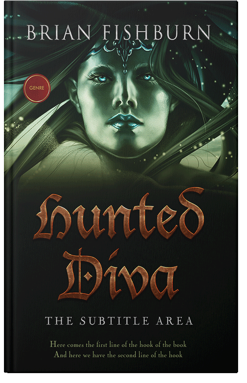 Front view of Premade Fantasy Book Cover - Marshland