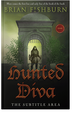 Pre Made Book Cover Rangoon Green