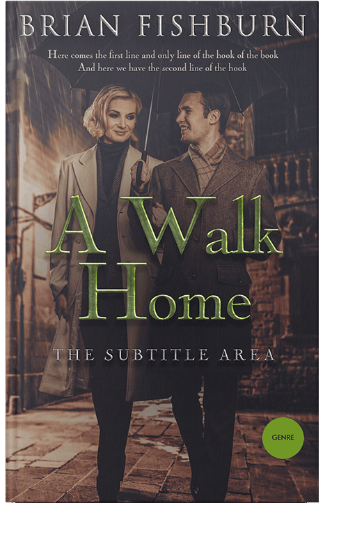 Front view of Thunder #3046 - Premade Romance Book Cover