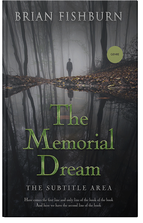 Front view of Premade Mystery & Thriller & Suspense Book Cover - Shark