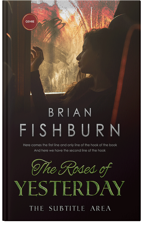 Front view of Antique Brass #3052 - Premade Mystery & Thriller & Suspense Book Cover