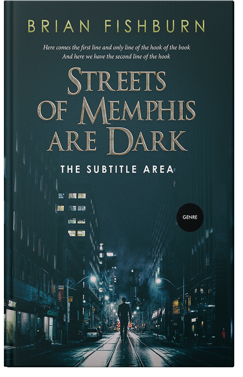 Front view of Bottle Green #3053 - Premade Mystery & Thriller & Suspense Book Cover