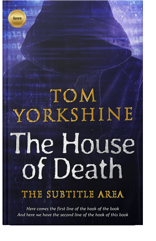 Front view of Ebony #3065 - Premade Mystery & Thriller & Suspense Book Cover