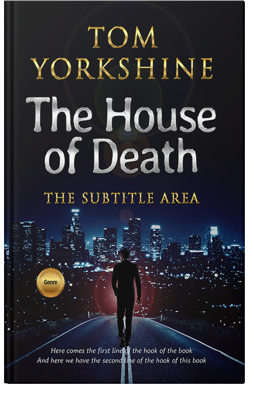 Front view of Premade Business Book Cover - Ebony