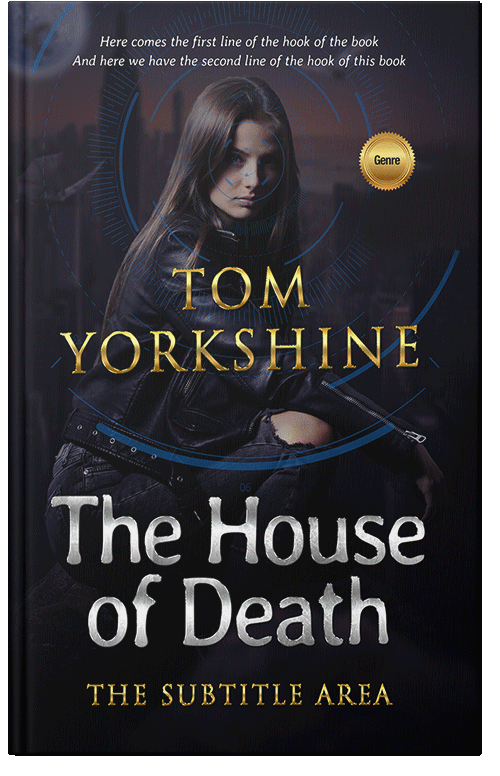 Front view of Premade Action & Adventure Book Cover - Cinder