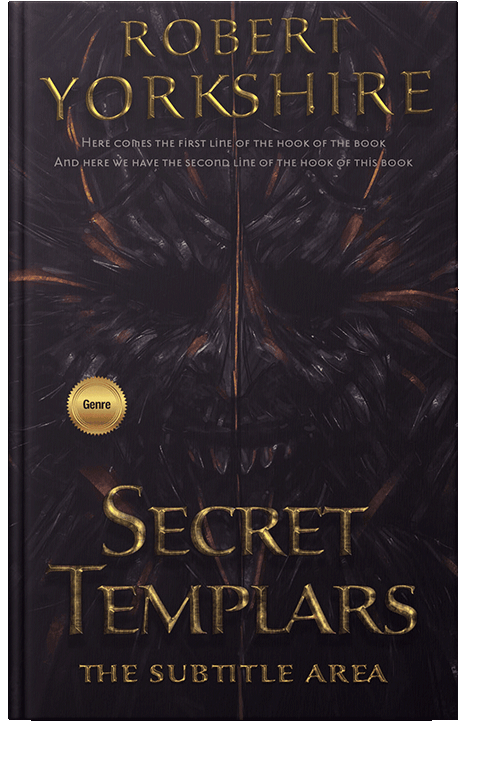 Front view of Gondola #3071 - Premade Fantasy Book Cover