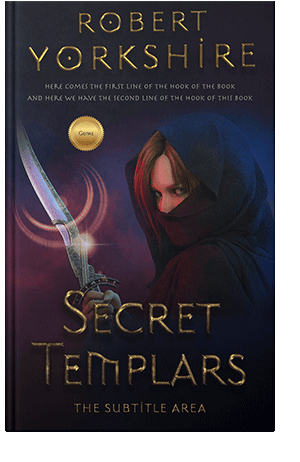 Pre Made Book Cover Ebony