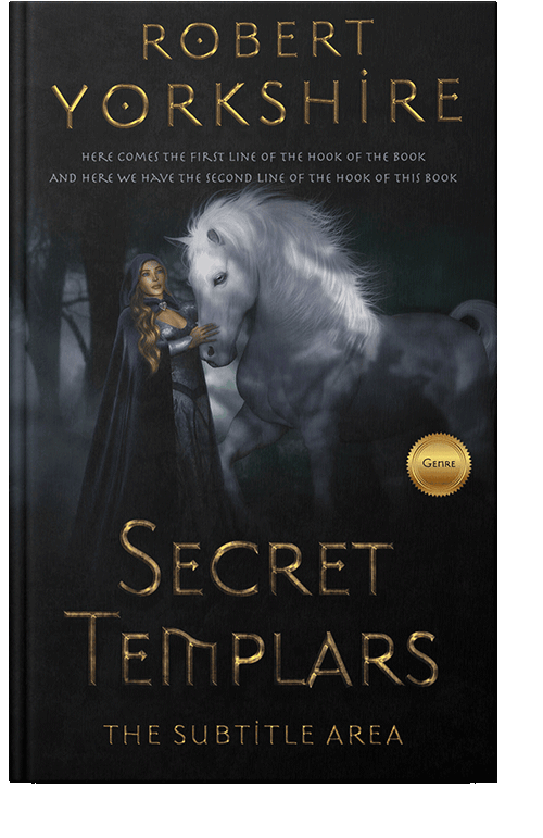 Front view of Woodsmoke #3075 - Premade Fantasy Book Cover