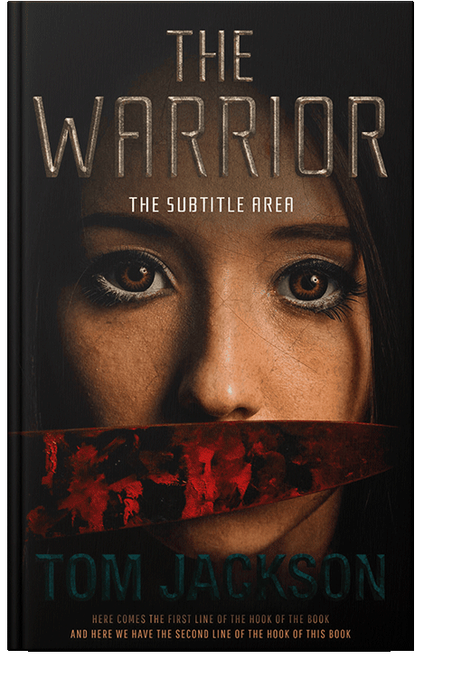 Front view of Twine #3089 - Premade Action & Adventure Book Cover