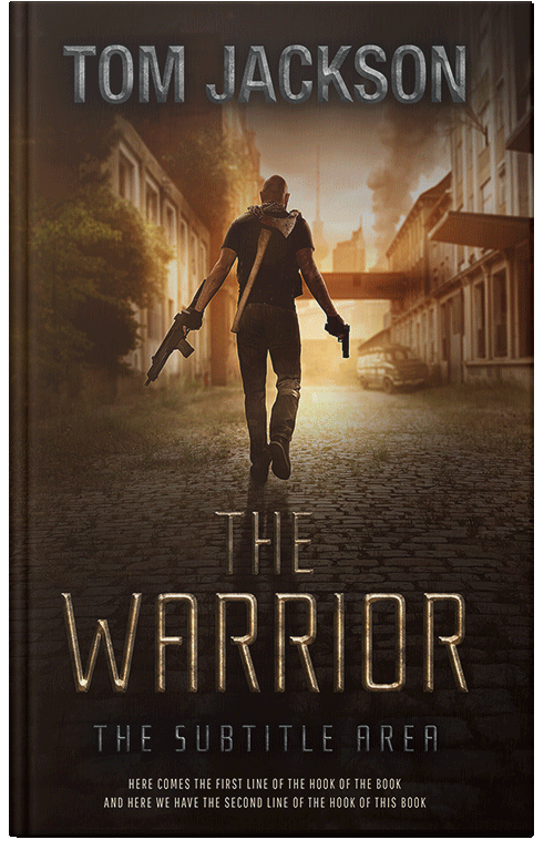 Front view of Premade Apocalyptica Book Cover - Coffee Bean