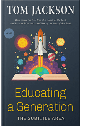 Pre Made Book Cover Pickled Bluewood