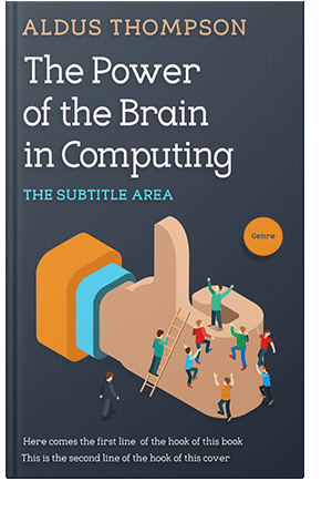 Pre Made Book Cover Oxford Blue