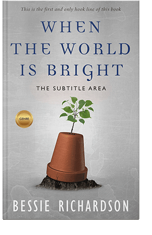 Pre Made Book Cover Gray Nickel