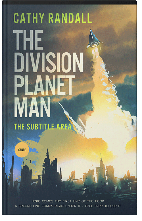Front view of Premade Science Fiction Book Cover - Gimblet